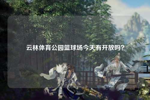 云林体育公园篮球场今天有开放吗？