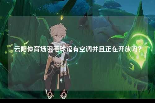 云阳体育场羽毛球馆有空调并且正在开放吗？